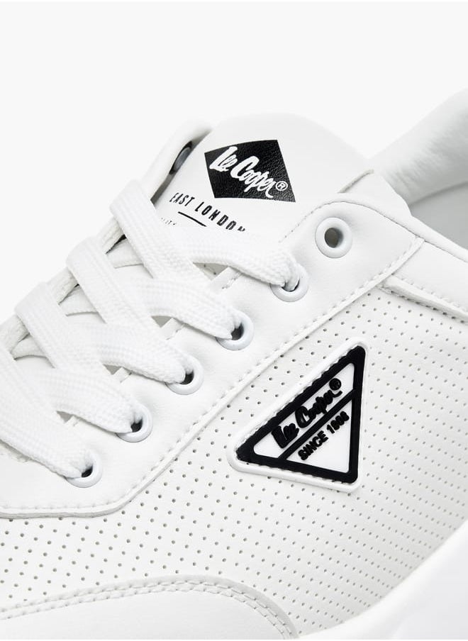 Lee Cooper - Men's Mesh Textured Shoes with Lace-Up Closure - Image 1