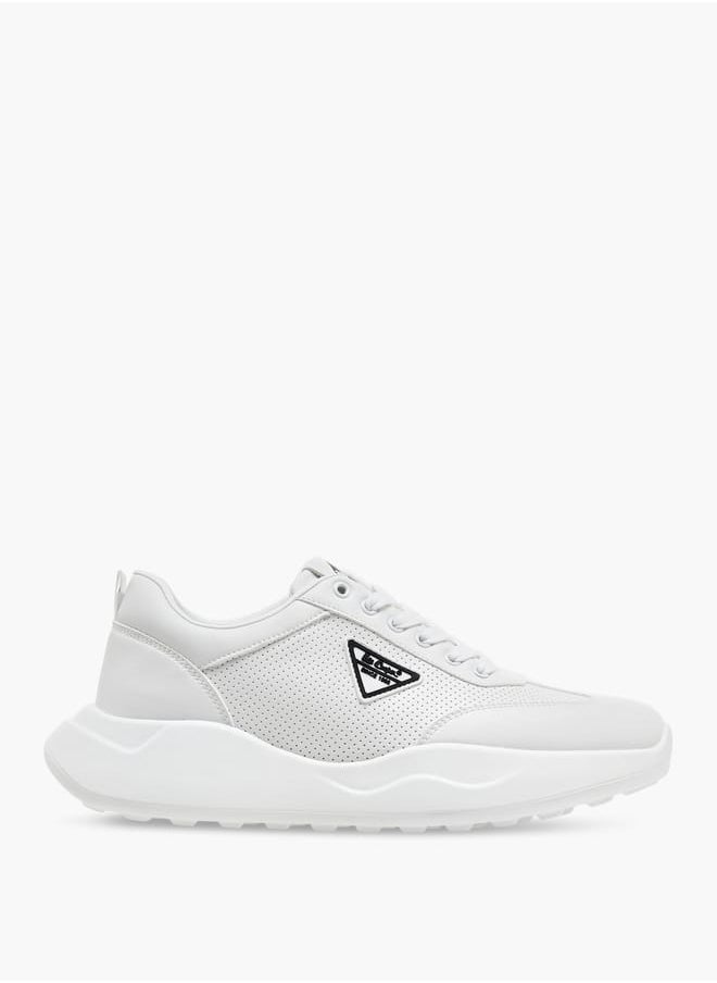 Lee Cooper - Men's Mesh Textured Shoes with Lace-Up Closure - Image 1