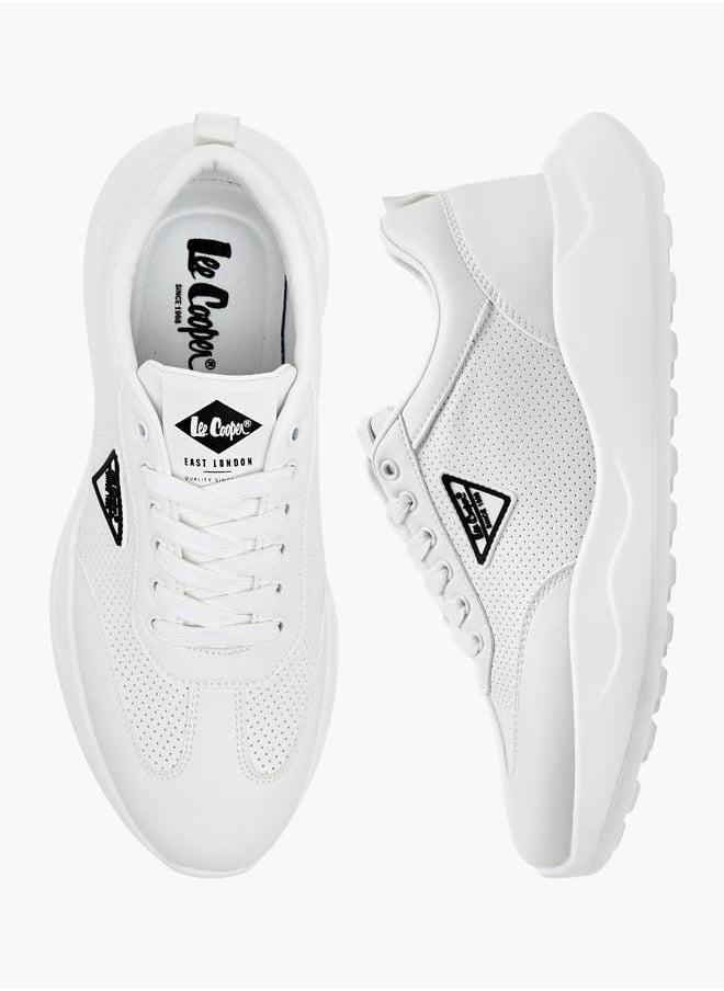 Lee Cooper - Men's Mesh Textured Shoes with Lace-Up Closure - Image 1