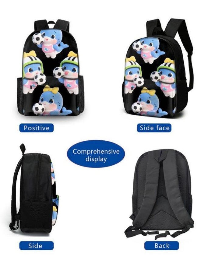Bright Li Fire Fashion is unlimited! Cartoon bag three-piece set, suitable for a variety of scenes for students and teenagers (available for students, children, friends on outings, mountain climbing, school, etc.) - 2 - Image 3