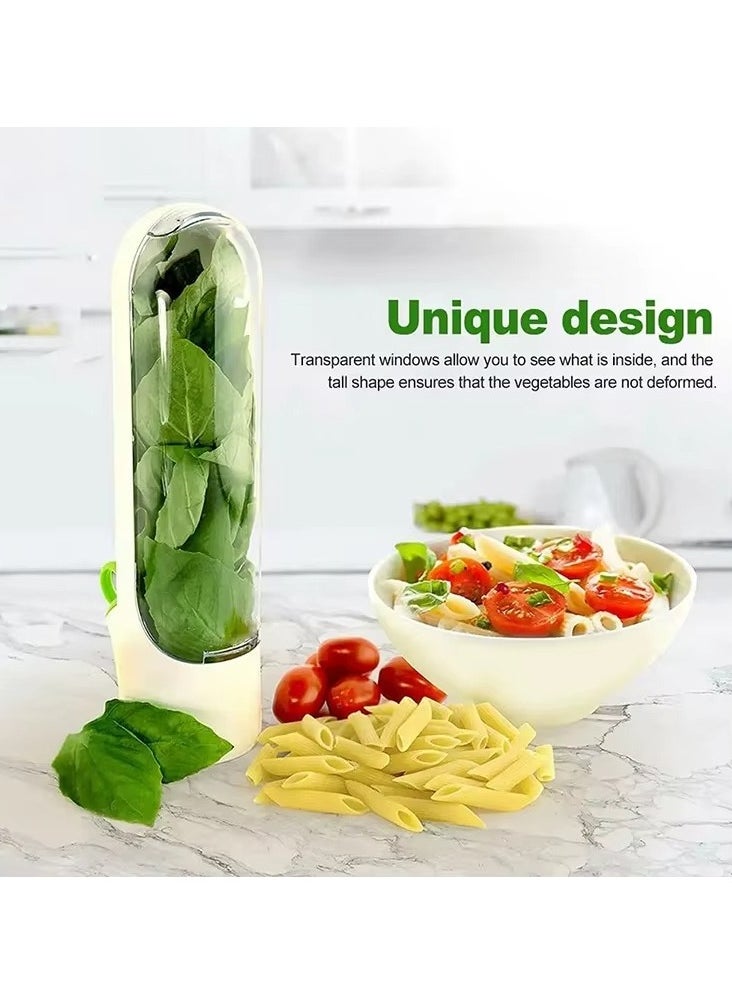 Generic Fresh Herb Keeper – Keeps Herbs Fresh up to 3 Weeks | Fridge Storage Container & Herb Holder – One Piece  - Image 2