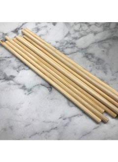 Değerli Hobi Precious Hobby Round Bamboo Wooden Model Sticks 20 cm 100 Pieces 5 mm 