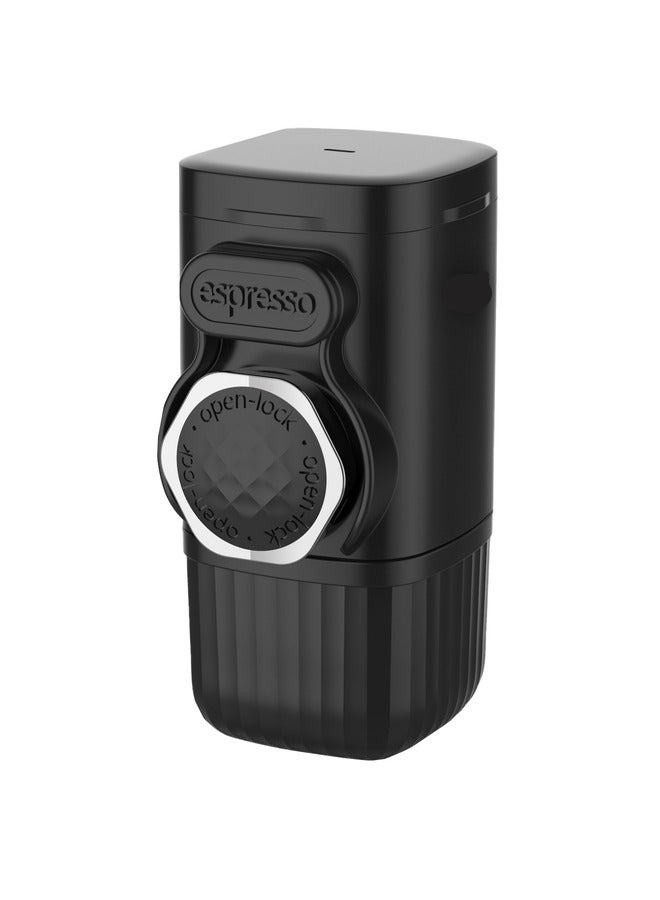 Espresso Pocket Coffee Maker,Coffee Grinder,Max 60ml Espresso,20 Bar Max Pressure,80ml Water Tank - Image 1