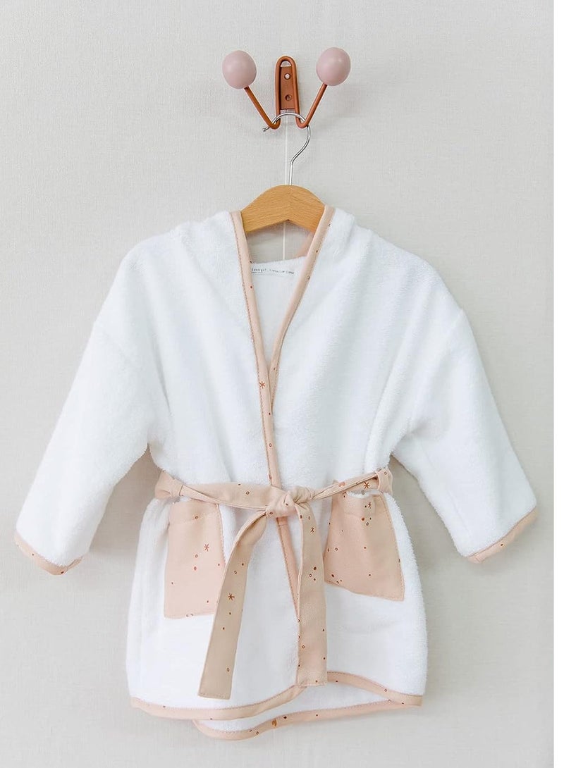 Gloop! Organic Bath Robe Pink Sparkle 0-12M - Image 2