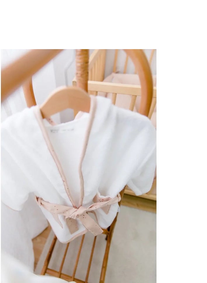 Gloop! Organic Bath Robe Pink Sparkle 0-12M - Image 3