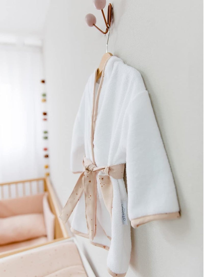 Gloop! Organic Bath Robe Pink Sparkle 0-12M - Image 4