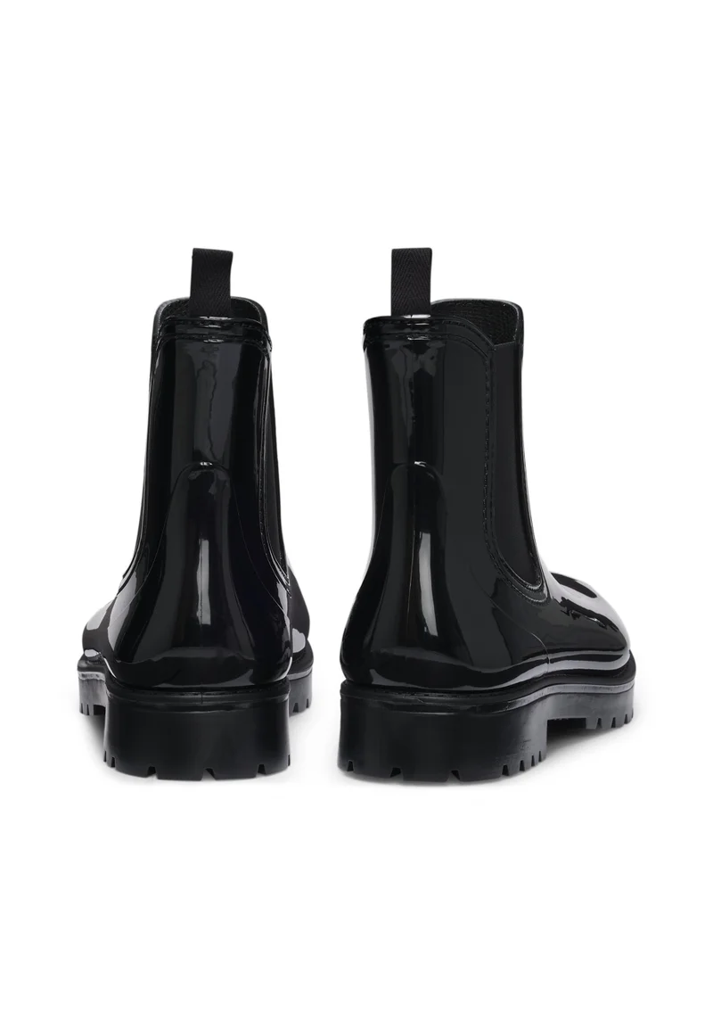 هوجو Glossy Chelsea rain boots with logo patch