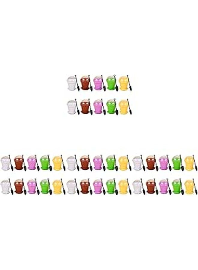 40 Sets Clear Plastic Dessert Cups With Lids And Shovels For Yogurt Pudding Ice Cream And Mini Flower Pots - Image 1