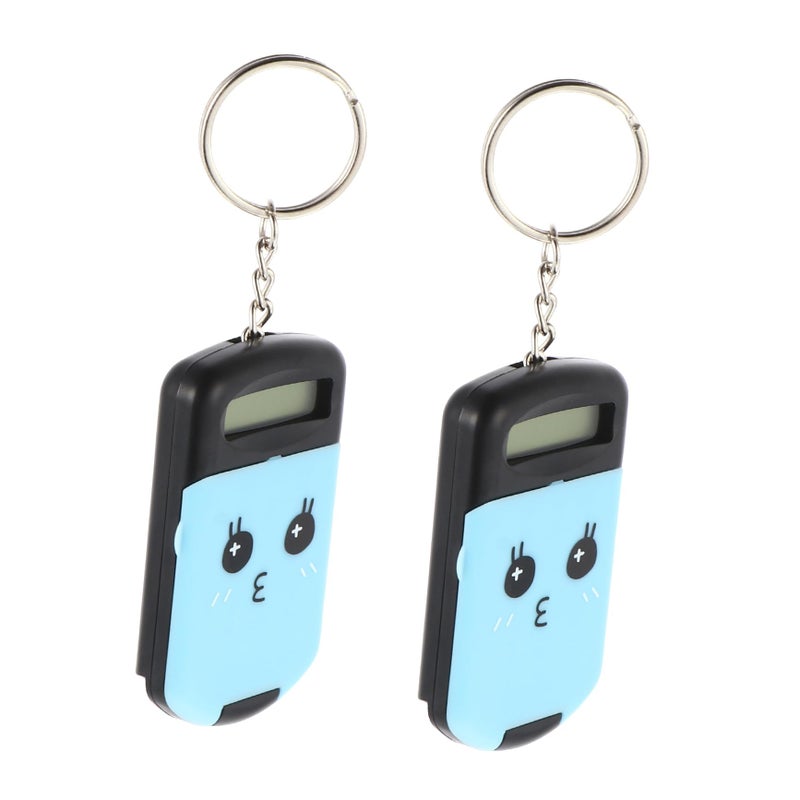 2 Pack Portable Mini Pocket Calculator With LCD Display Black For School Office Exam - Image 2