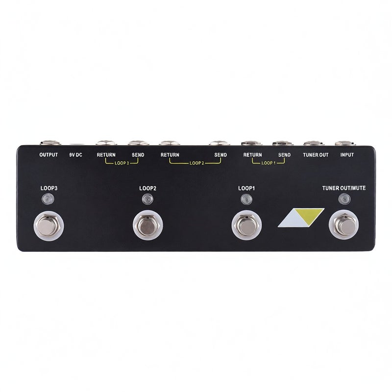 3 Loop Box Guitar Effect Pedal with Channel Selection True Bypass Guitar Effects Loop Switcher Pedal Channel Switcher Box Aluminum 6.35mm Input Output - Image 5