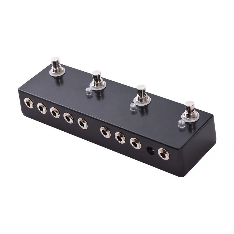 3 Loop Box Guitar Effect Pedal with Channel Selection True Bypass Guitar Effects Loop Switcher Pedal Channel Switcher Box Aluminum 6.35mm Input Output - Image 4