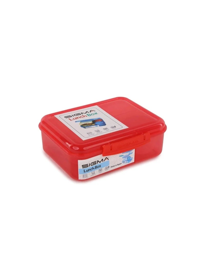 SIGMA LUNCH BOX 1.650L DARK RED - Image 1