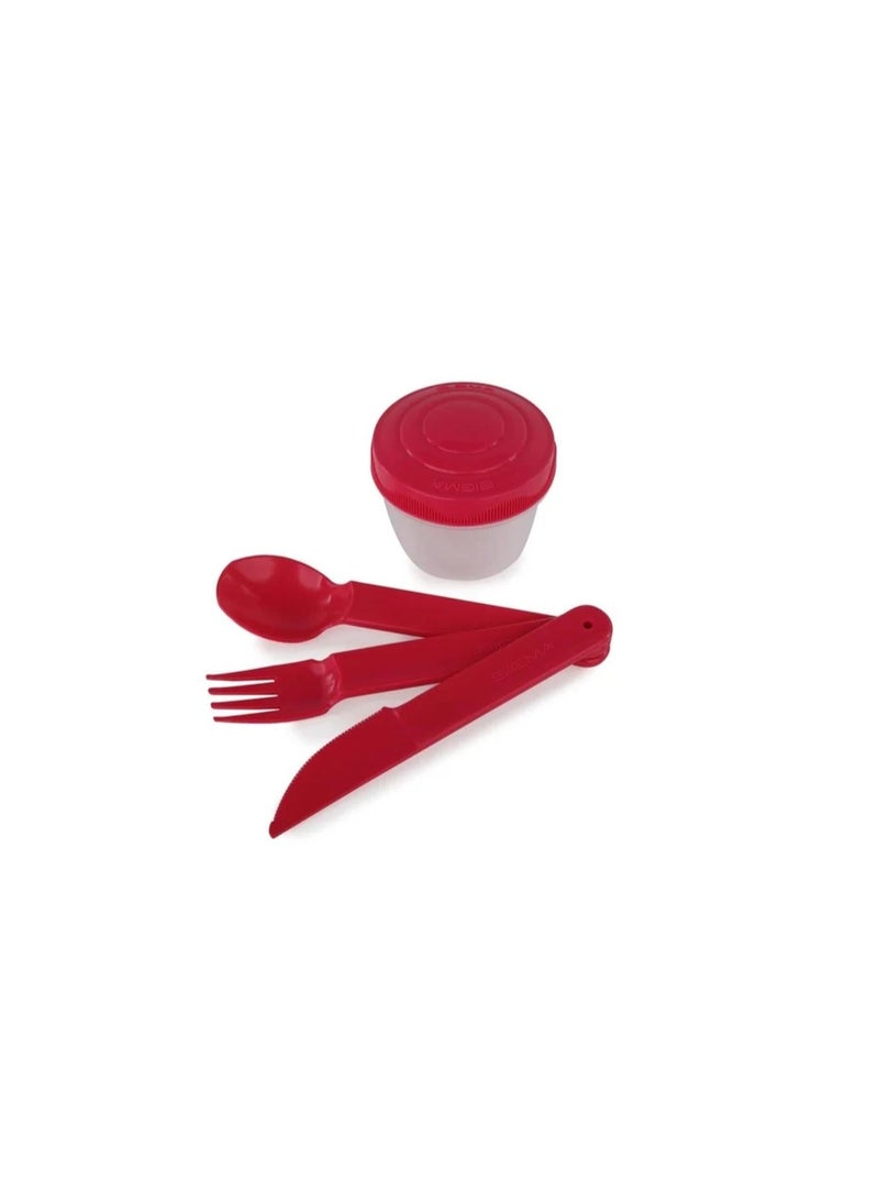 SIGMA LUNCH BOX 1.650L DARK RED - Image 2