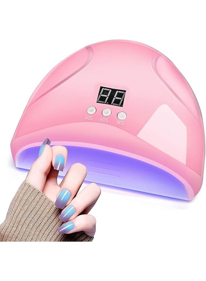 UV LED Nail Lamp 36W, LED Nail Dryer with 3Timer/Sensor/LCD Display, Portable USB Design LED Nail Light Manicure Curing UV Gel Light for Fingernail & Toenail Gel Nails Polish - Image 1