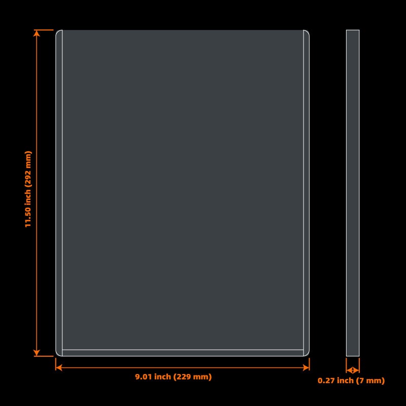 Coolbyl 10ct Magazine Toploaders, Ultra Durable 9X11.5 Protectors for Magazine, Measuring 7mm in Thickness, Crystal Clear PVC, Dustproof, Archival-Safe for Magazine Display - Image 2