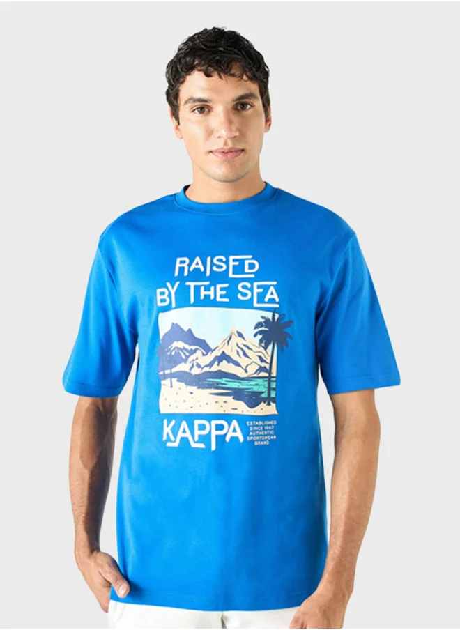 Kappa Graphic Crew Neck T-Shirt