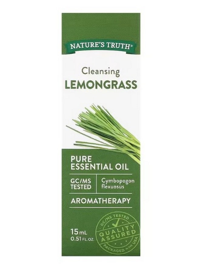 Nature's Truth Pure Essential Oil  Cleansing Lemongrass  0.51 fl oz 15 ml  - Image 2