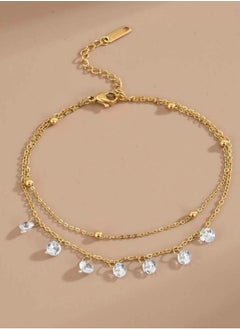 18k Gold Plated Stainless Steel Anklet