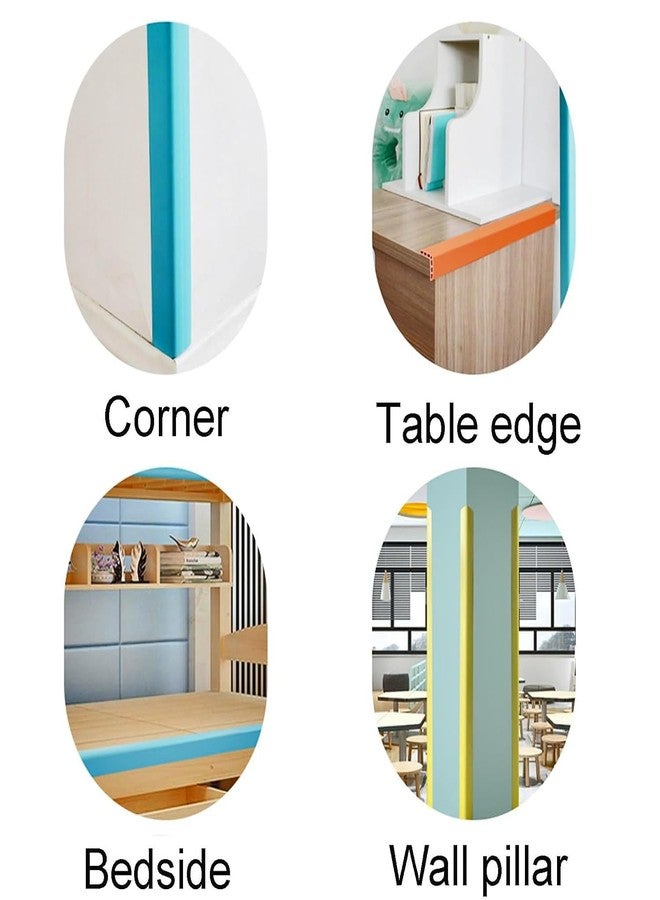 Thea Furniture Table Corners Thick Self-Adhesive Corner Guards Protect, for Hotels, Restaurant, School, Home, Peel and Stick PVC Plastic Corner Guards, Table Protection Strip-E(1.2METER) Pack of 1 - Image 4