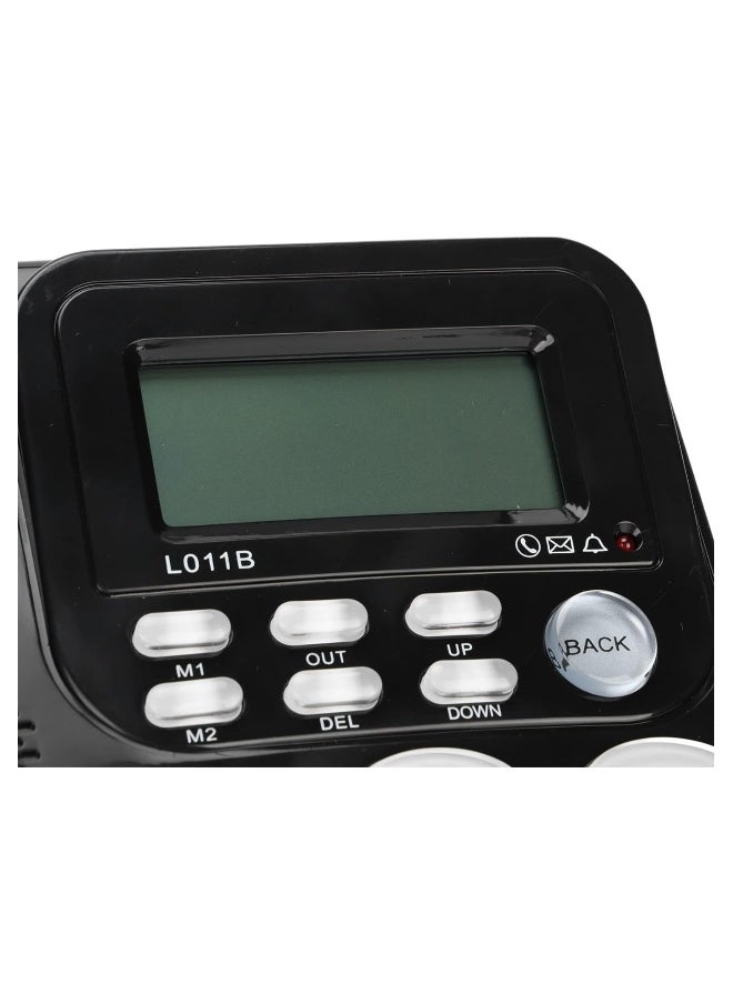 Generic - Corded Standard Phone with Answering System and Caller ID, Desk Telephone, Caller ID Large ons Tilt Display, Corded Landline, for Home Office Hotel Rooms, Clear Call Quality, Classic Design - Image 1