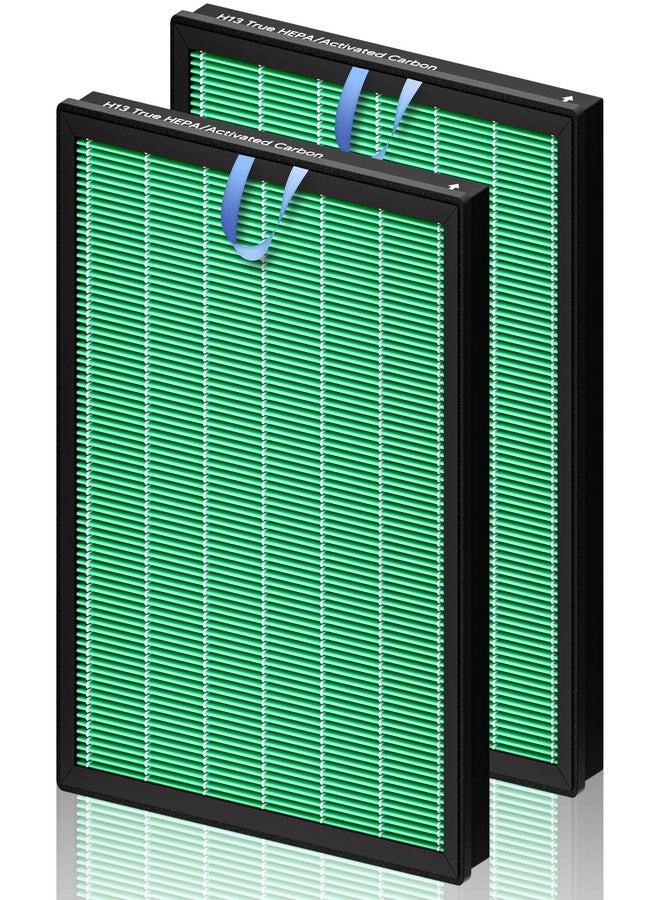 Improvedhand Vital 100S HEPA Replacement Filter Toxin Absorber Compatible With LEVOIT Vital 100S/100S-P Air Purifier, High-Efficiency 3-IN-1 True HEPA and Activated Carbon Filters, Pack of 2, Green - Image 1