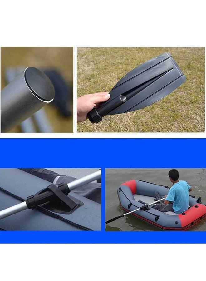 Stylish Detachable Adjustable Whitewater Rafting Paddle for Adventure Sports Lightweight Anodized Aluminum Alloy 126cm - Image 3
