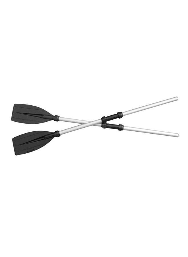 Stylish Detachable Adjustable Whitewater Rafting Paddle for Adventure Sports Lightweight Anodized Aluminum Alloy 126cm - Image 1