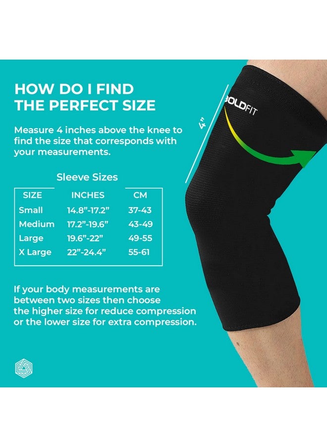 Boldfit Knee Caps for Women for Pain Relief Compression Knee Support for Men Gym Running Jogging Sports Workout Cap Pad Sleeve Braces Band Belt Guard Premium Leg Pain Relief Products - M - Image 5