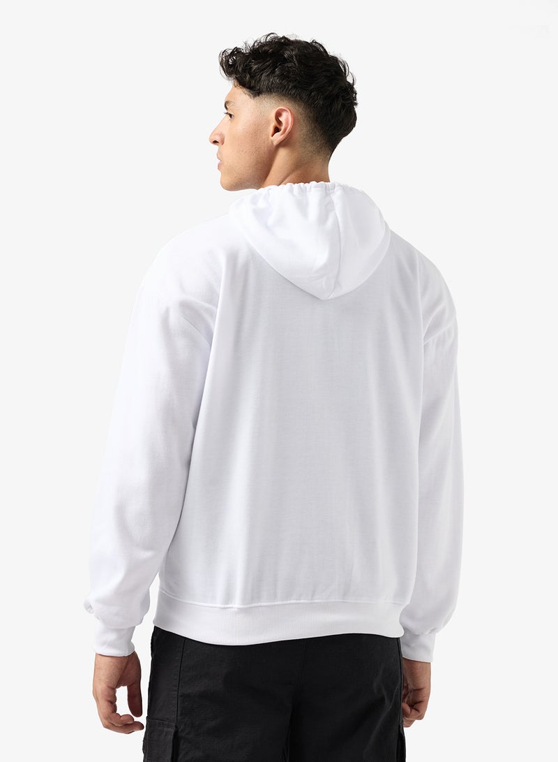 Seventy Five Basics Oversized Zipped Hoodie - Image 2