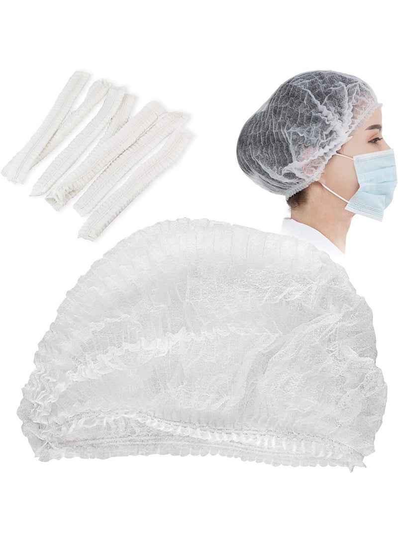 100 PCS Plastic Disposable Shower Caps - Image 1
