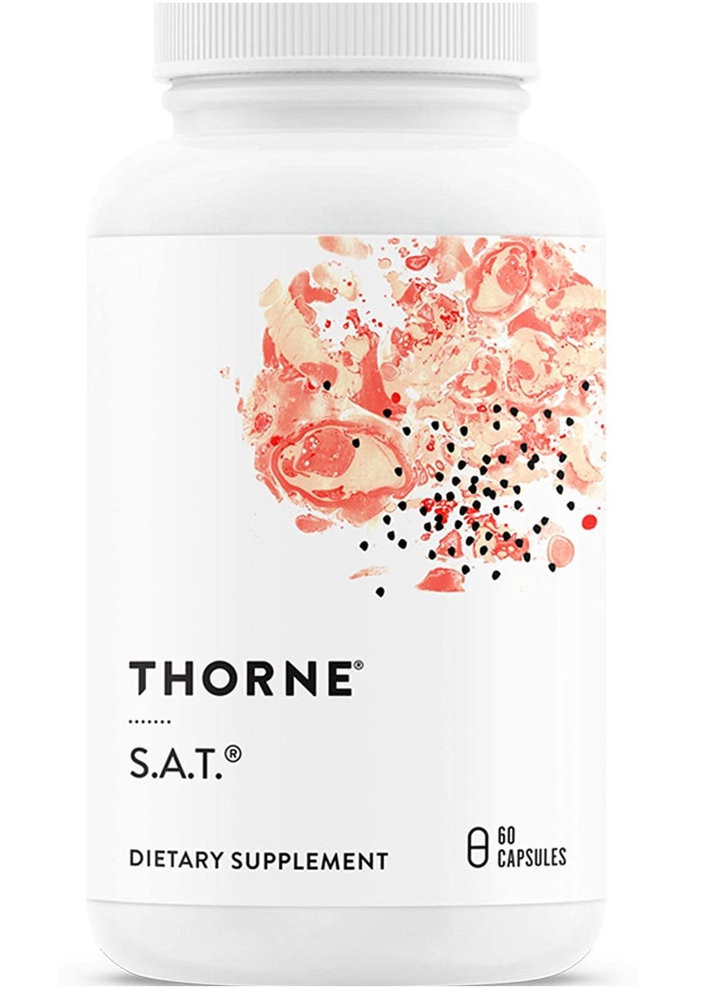 Thorne - S.A.T. - Dietary Supplement - 60 Capsules - Image 1