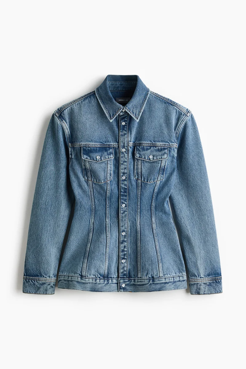 H&M  Denim hourglass jacket- Wardrobe NYC for Women | Best Price UAE