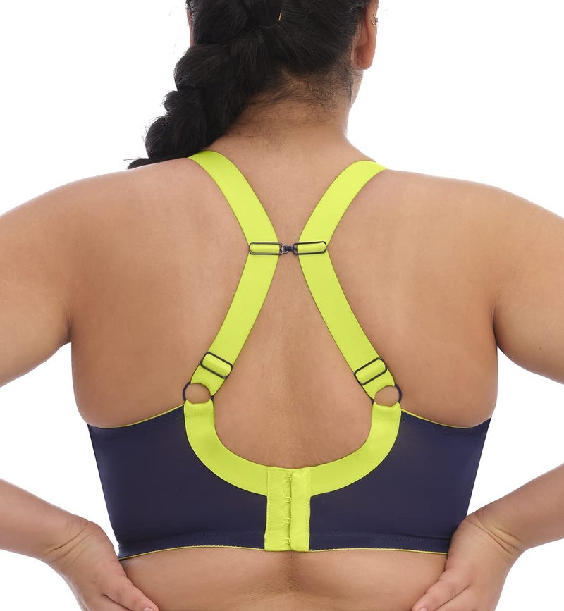 Elomi womens Plus-size Energise Underwire Sports Bra, Navy, 40G US - Image 3