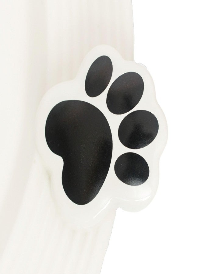 nf nora fleming nora fleming it's paw-ty time! (paw print) A404 - Hand-Painted Ceramic Unique Décor - Summer Minis for the Home and Office - Image 1