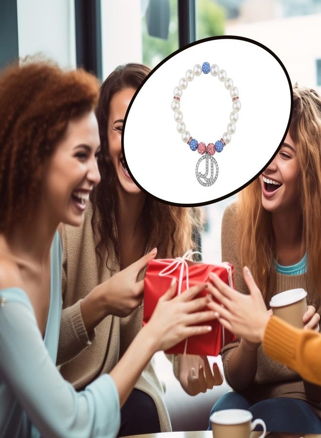 Zuo Bao 1938 Sisterhood Gift Pink And Blue Charm Adjustable Bracelet Sorority Gift for Women (JJ) - Image 4