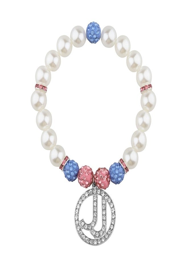 Zuo Bao 1938 Sisterhood Gift Pink And Blue Charm Adjustable Bracelet Sorority Gift for Women (JJ) - Image 1