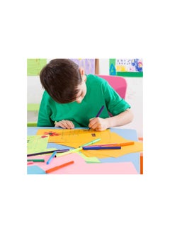 MARKQ Yellow Colored Paper, 100 Sheets A4 Color Paper sheets for Decorating Drawing Origami DIY Arts and Crafts, 80gsm 29.7 cm x 21 cm  - Image 4
