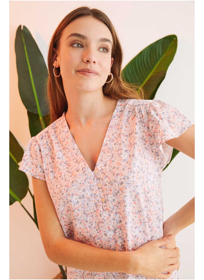 women'secret - Flower print nightgown - Image 1