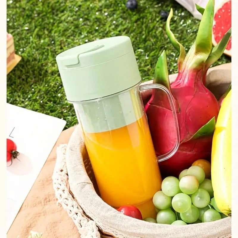 GABANIZ Juicer Mixer StrawType juicing Cup 6 Blade Smoothie Maker Portable Electric USB Juice Maker Rechargeable Bottle Portable Fruit Blender Maker Protein Shaker - Image 3