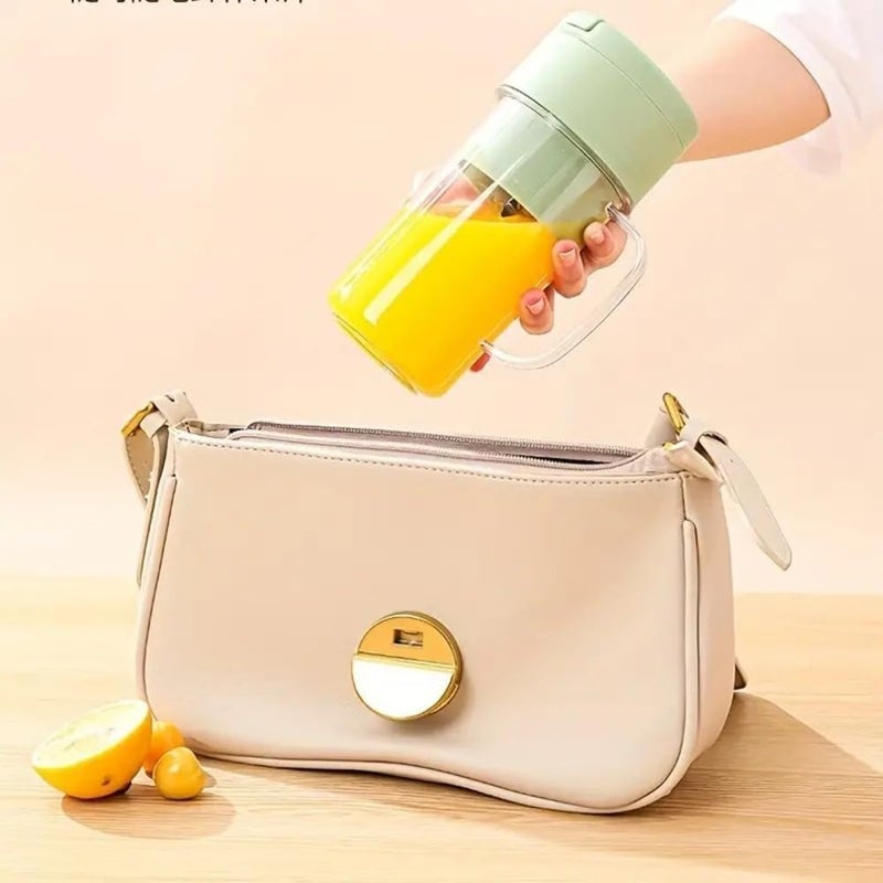 GABANIZ Juicer Mixer StrawType juicing Cup 6 Blade Smoothie Maker Portable Electric USB Juice Maker Rechargeable Bottle Portable Fruit Blender Maker Protein Shaker - Image 2