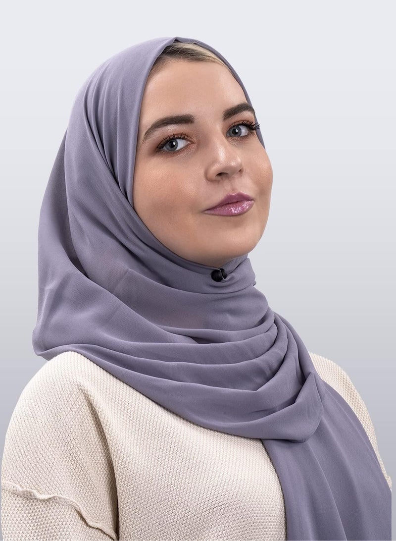 آینا دبابيس حجاب مغناطيسية قوية ممتازة للنساء آسود ملون من 8 أزواج الاستخدامات بدون عقبة مغناطيس صغير للحجاب  - Image 2