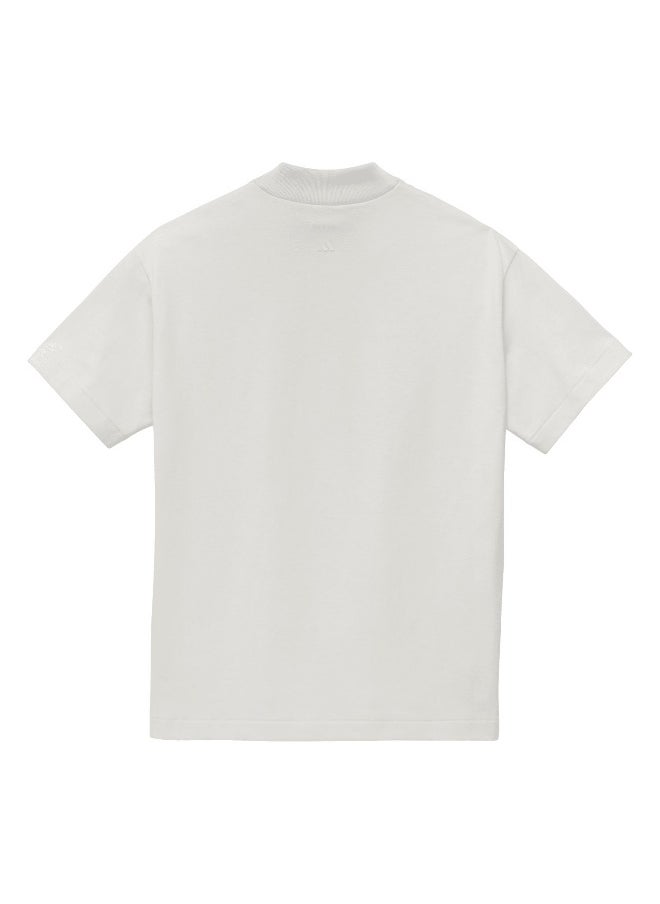 Adidas Adidas One Ctn Jer T Grey Basketball T-Shirts For Unisex Xs  - Image 2