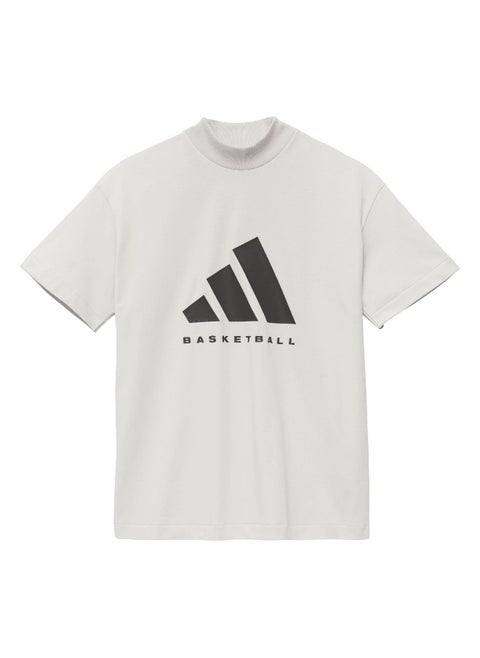 Adidas One Ctn Jer T Grey Basketball T-Shirts For Unisex Xs