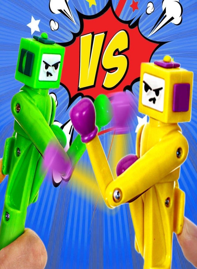 Wanmu 3 Pcs Boxing Robot Pen, Cool Funny Ballpoint Pens with Punching Arm and Crisp Button Sound, Novelty Pen Boxing Gifts for Christmas Birthday School Office Smooth Writing, Black Ink - Image 3