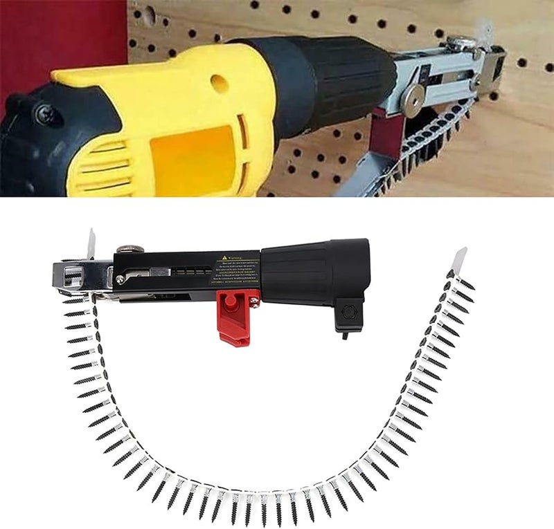 Chain Nail Gun Adapter for Electric Drill 45 5mm to 145mm Screw Tightening Tool for Drywall Wood Ceiling - Image 4