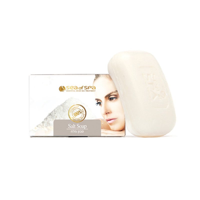 Dead Sea Essentials Dead Sea Mineral Salt Soap Detoxify Pore Cleanser Skin Treatment Clear Flawless