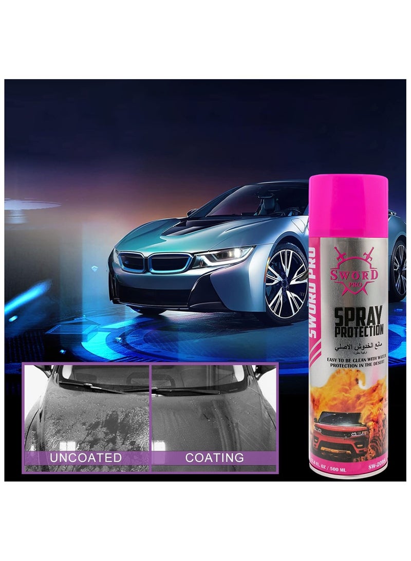 Generic SWORD PRO Spray Protection & Microfiber Towel Combo – Easy Water Protection, Ideal for Car Care, 500ml Spray & Soft Towel for Cleaning and Polishing  - Image 2