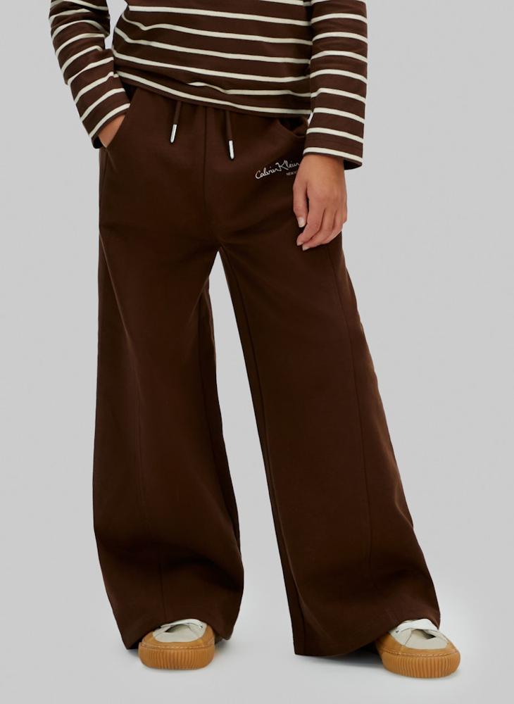 كالفن كلاين جينز بنطلون رياضي برباط وشعار الشباب - Image 1