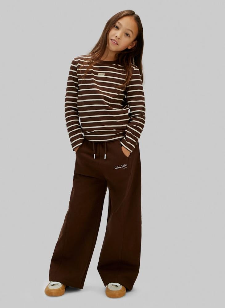 كالفن كلاين جينز بنطلون رياضي برباط وشعار الشباب - Image 4