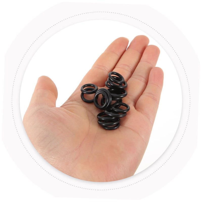 Garneck 40Pcs Flat Rubber Washers Seals for Garden Hose Faucet Plumbing Applications Durable Ring Design for Leak Prevention Multipurpose Use Home Industrial Settings - Image 4